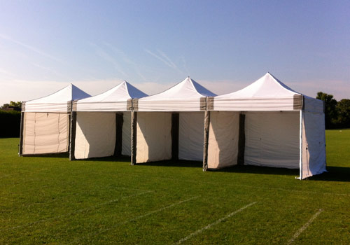 4m x x 3m x 3m Marquees Joined