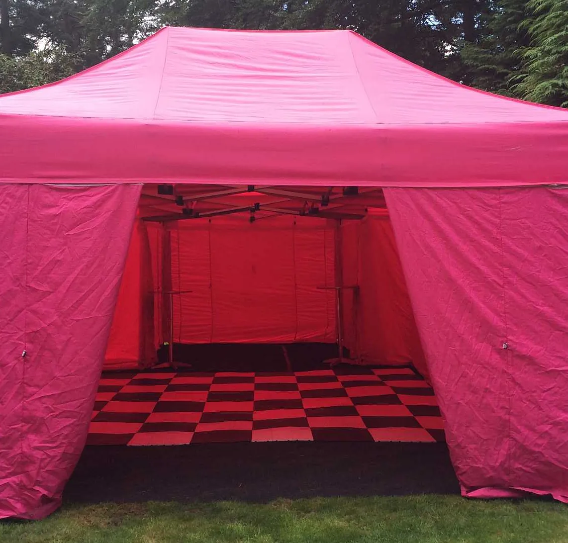 pink marquee hire