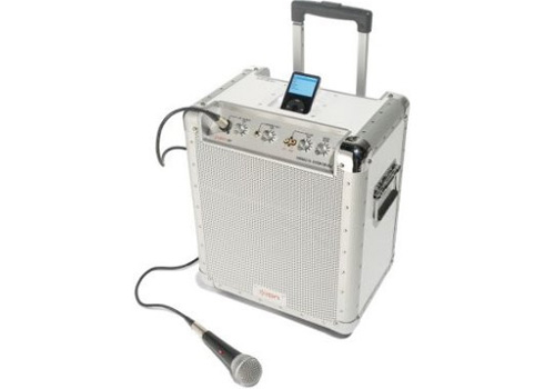Portable iPod Boom-Box and PA System