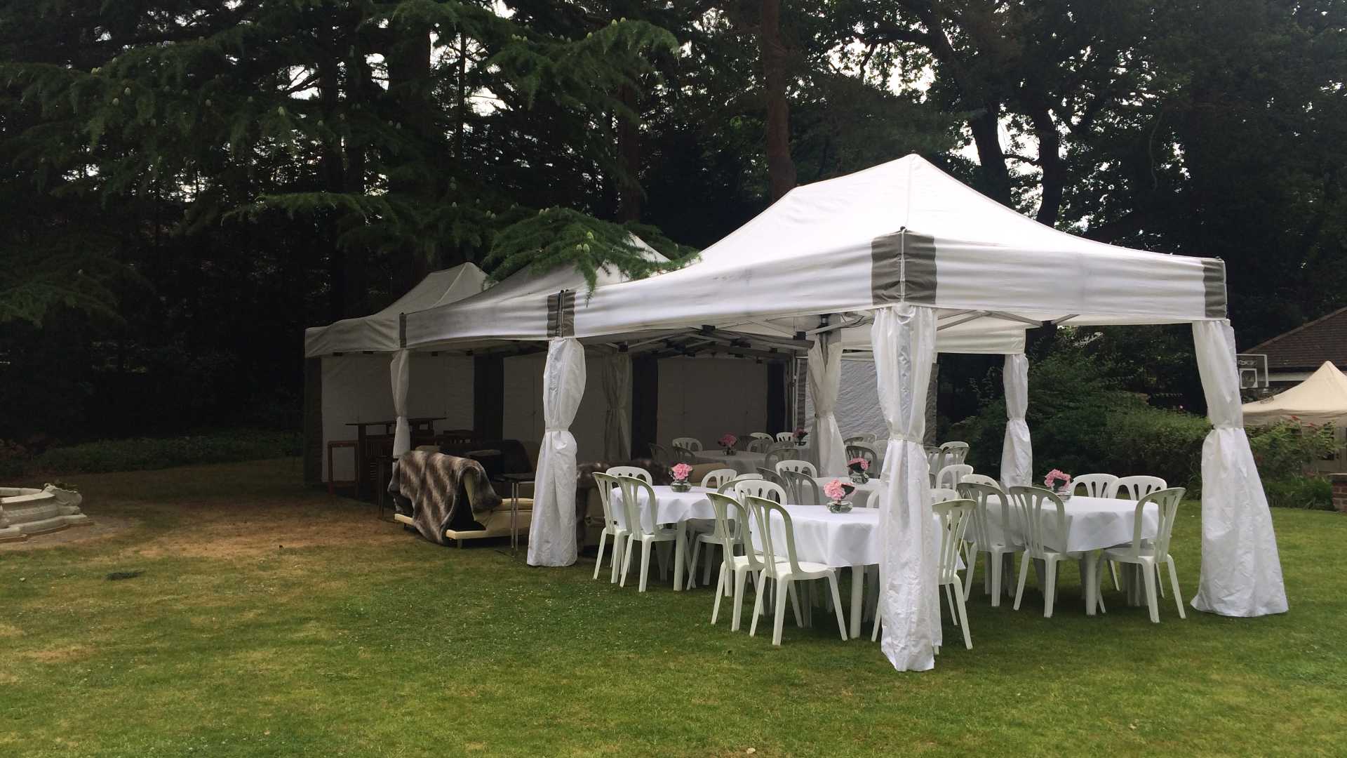 marquee hire for outdoor events woking